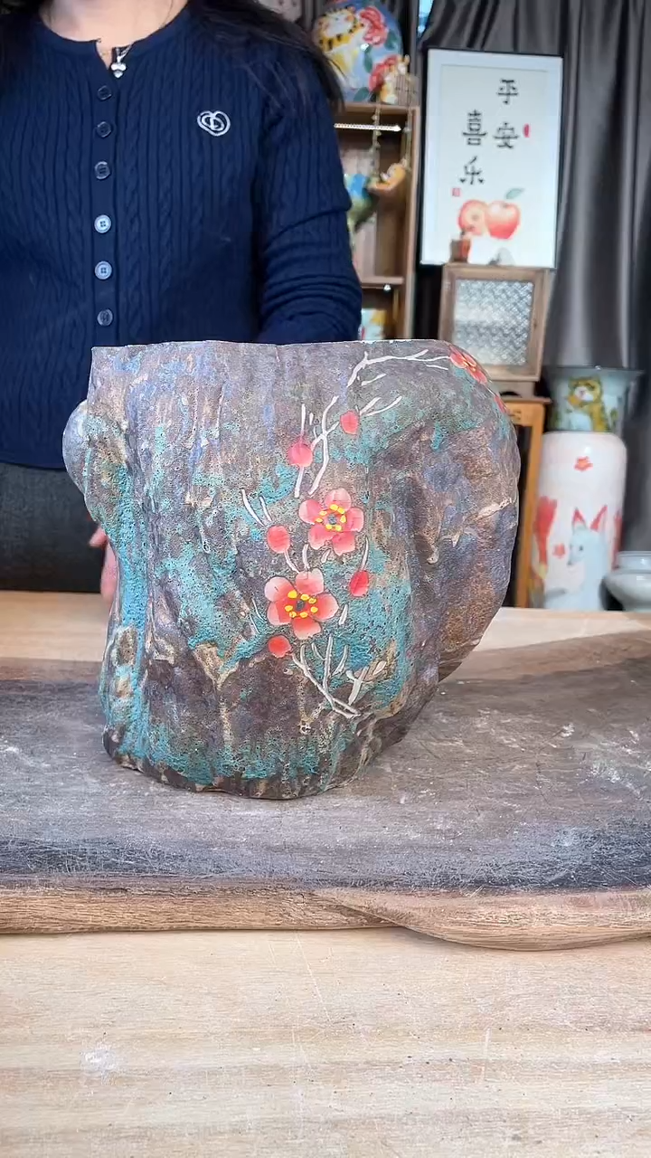 【闪购商品】摆件17-49口16高20    一个