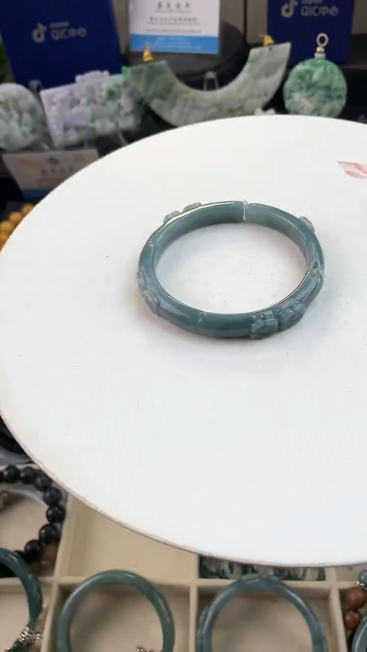 未镶嵌手链翡翠M*M手工定制默认微瑕主播介绍为准
