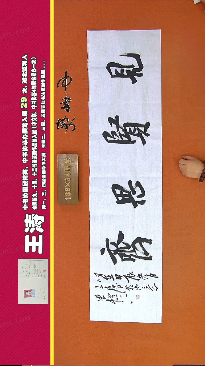 【闪购商品】书法397C王涛书法作品