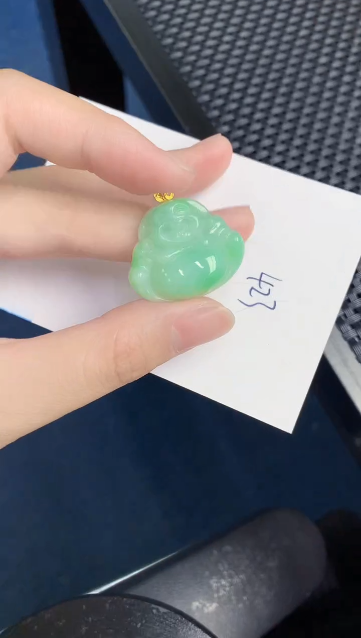 【闪购商品】翡翠颈饰18K金镶嵌0000000000