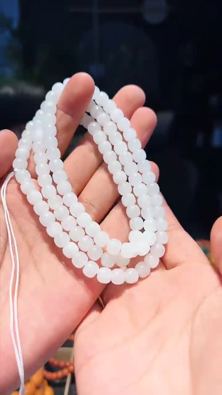 【闪购商品】和田玉手串未镶嵌8+108多圈