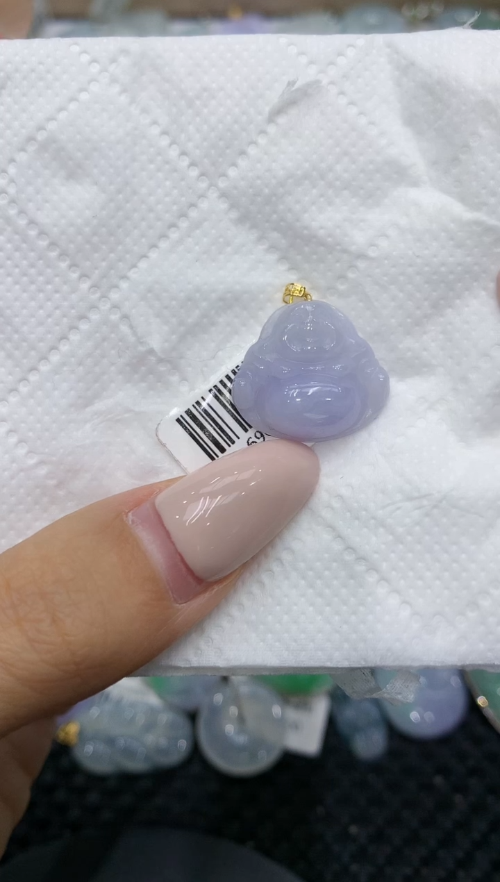 颈饰18K金镶嵌翡翠111111111111