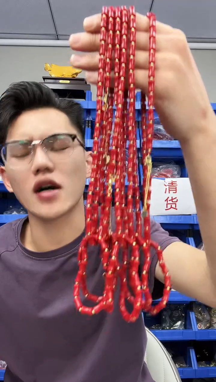 无非金属三姑娘项链手串套装