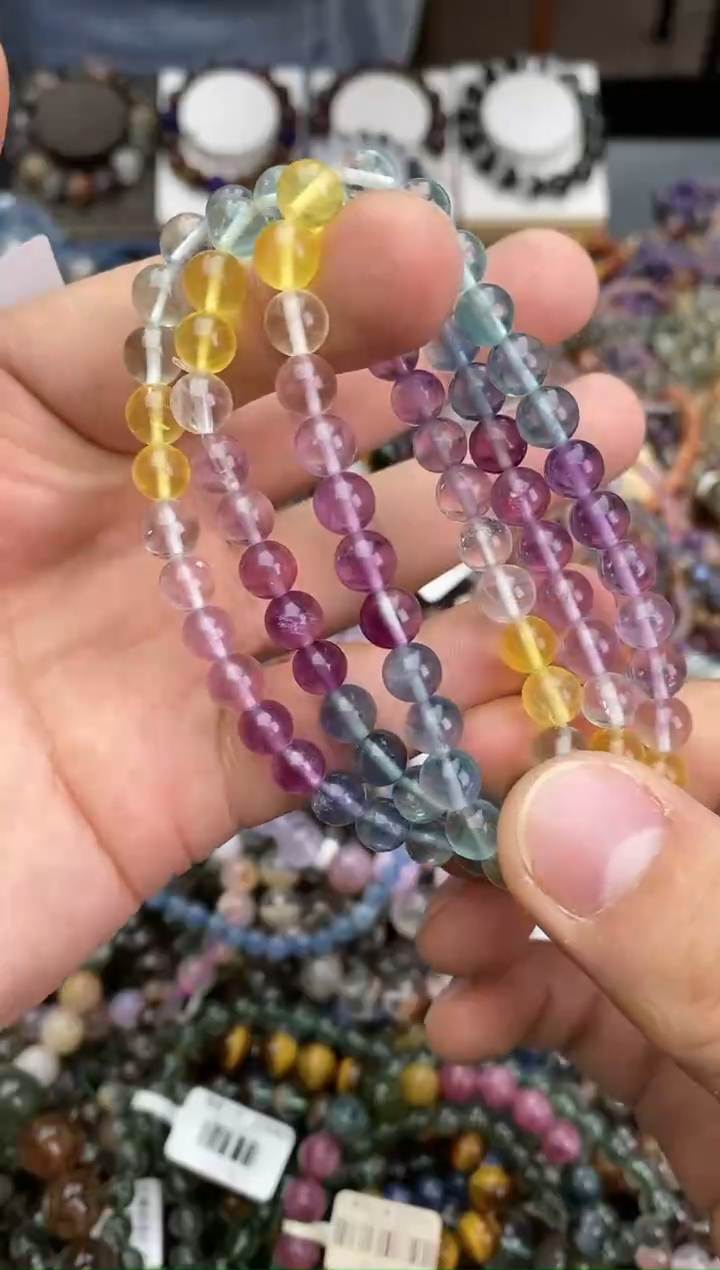 未镶嵌手链萤石手链