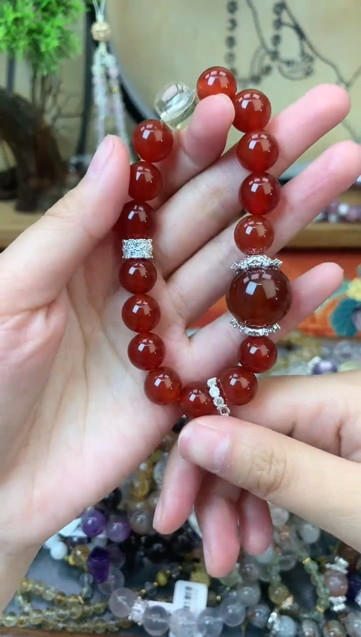 【闪购商品】玛瑙手饰未镶嵌1262手串