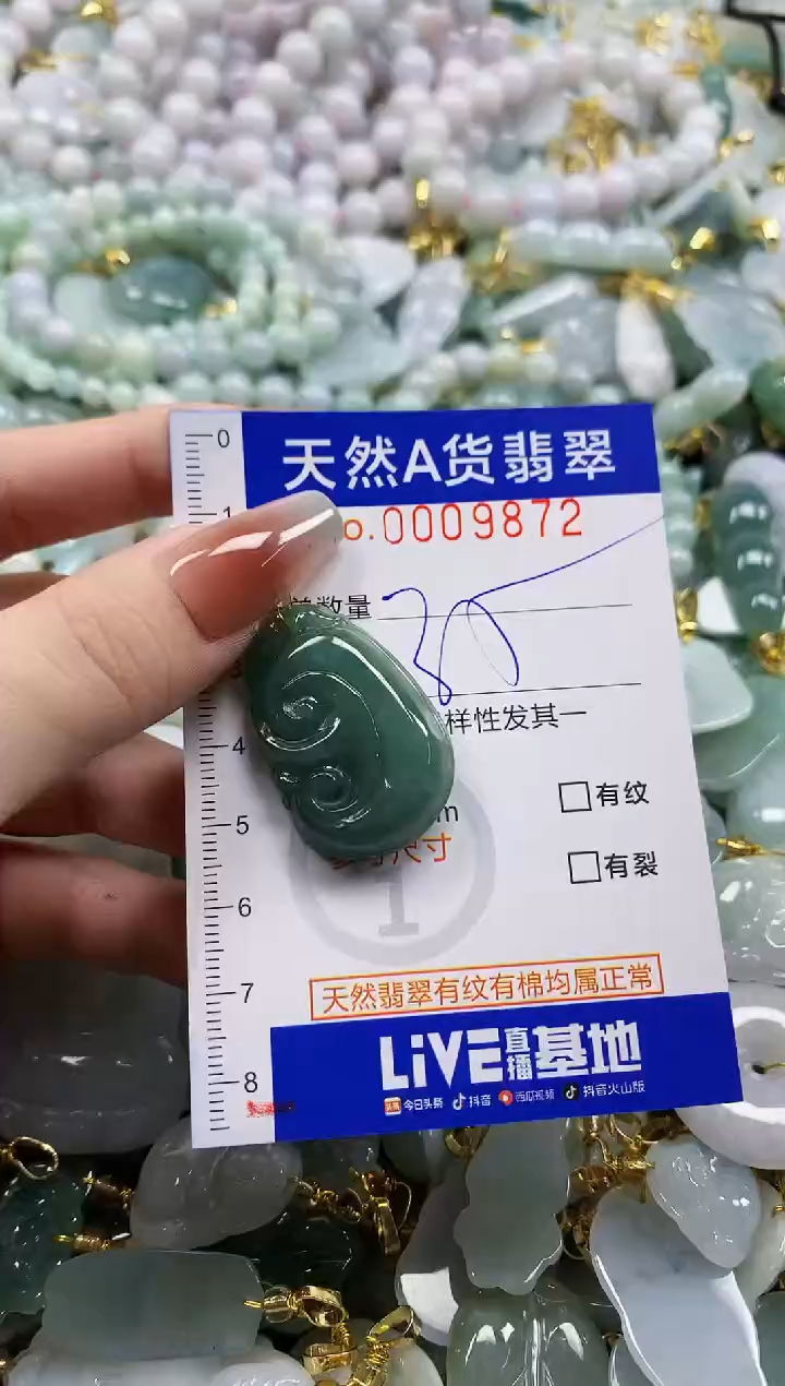 颈饰未镶嵌翡翠天然A货翡翠