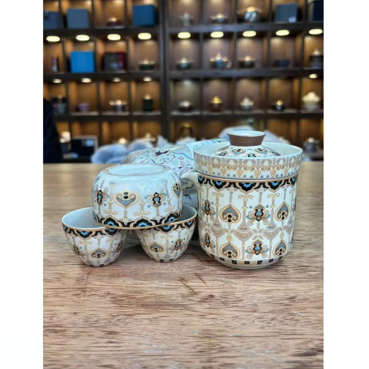 宝向花快客旅行茶具 5997