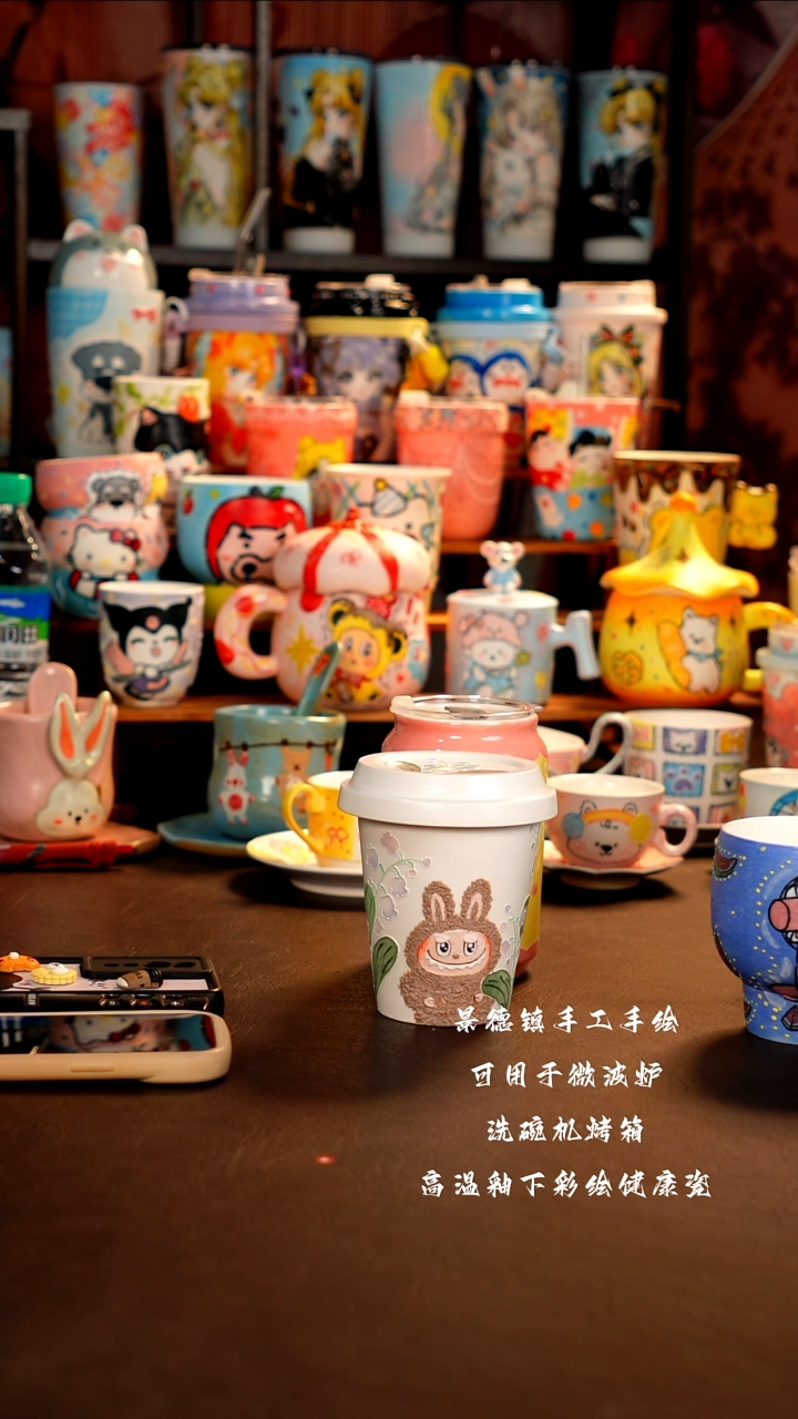 景德镇手工手绘杯杯