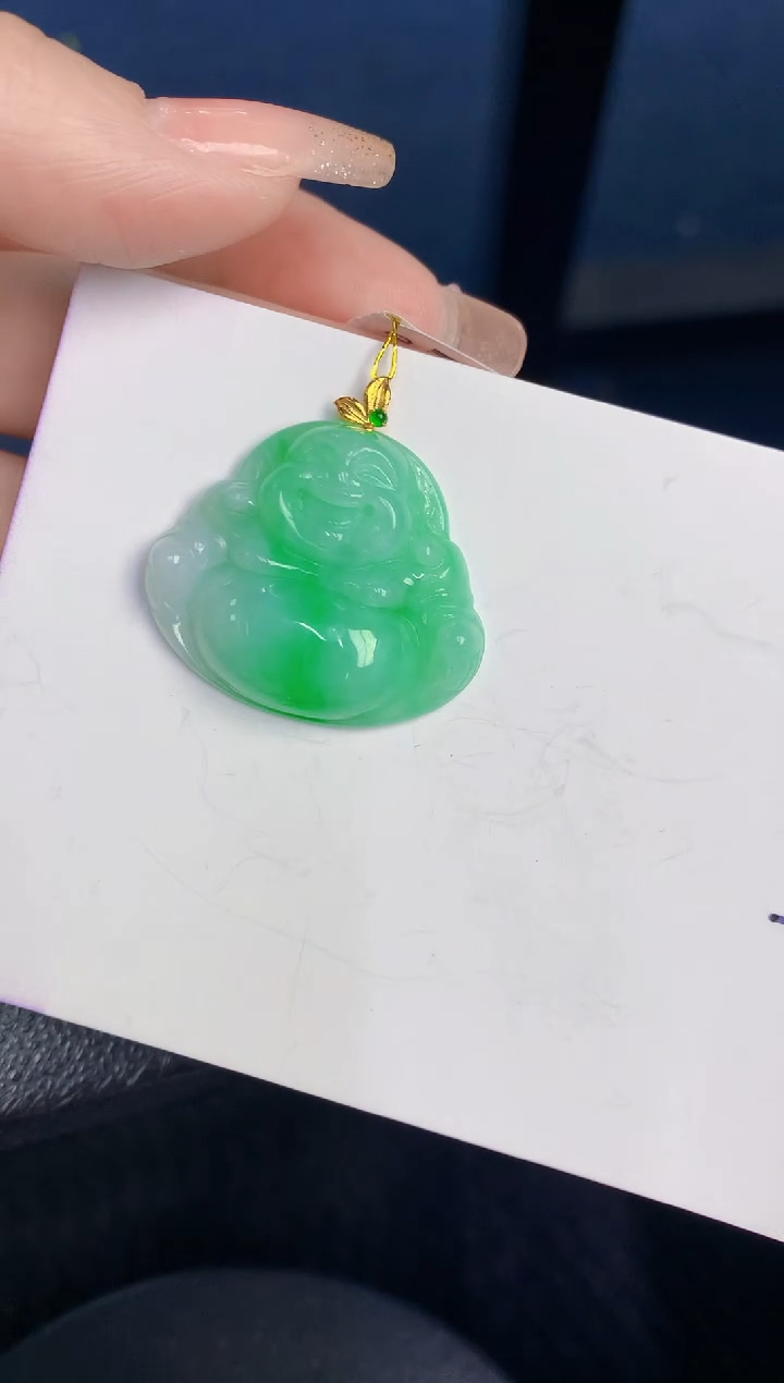 颈饰未镶嵌翡翠缅甸天然翡翠A货