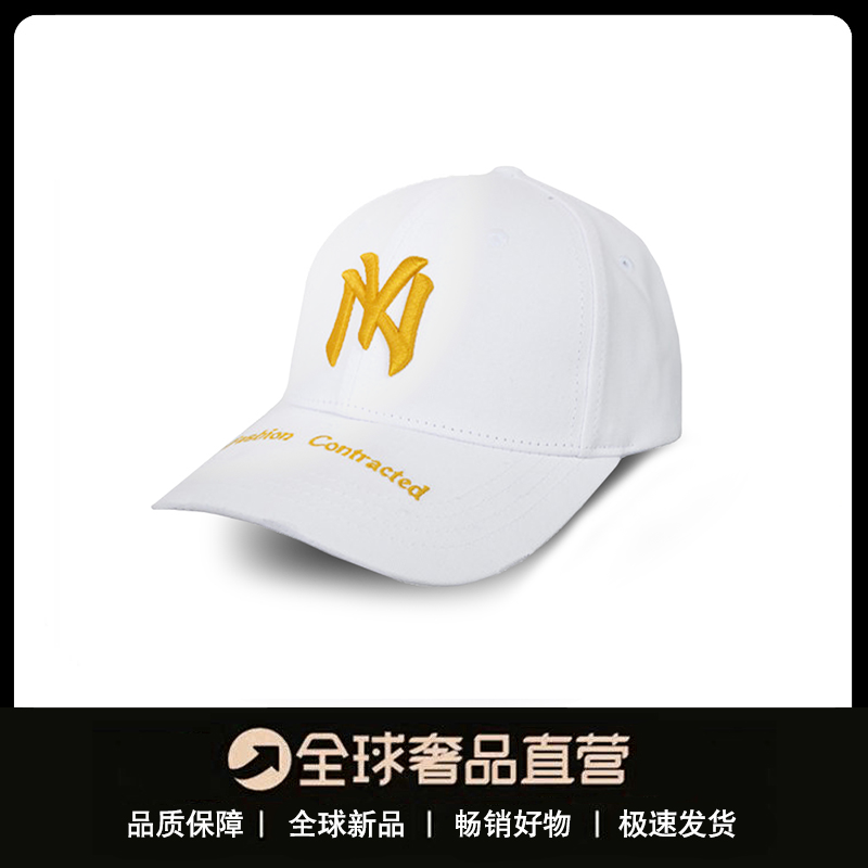 【洋基队 棒球帽】纯色运动男女情侣同款运动帽复古印花棒球帽