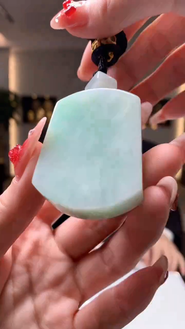 【闪购商品】定制翡翠未镶嵌1083ry-毛货挂件28