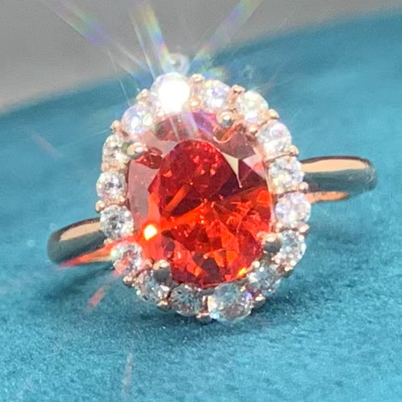 【南非库里南】NFKLN 高端奢华定制 黄色椭圆戒指 478