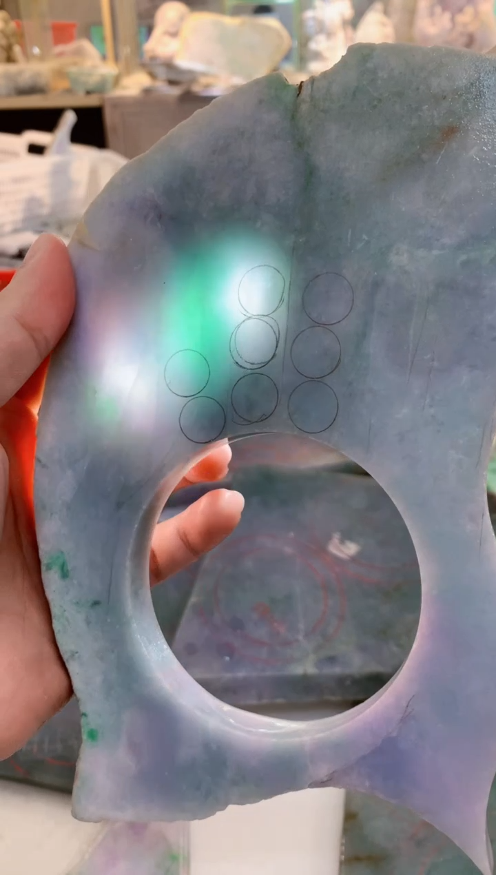 翡翠裸石0朗0翡翠珠宝929