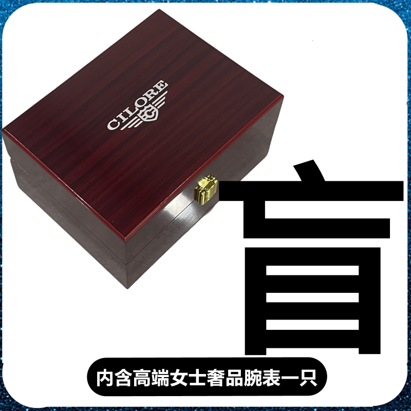 女士全自动机械腕表百搭日历款蝴蝶扣真皮表带（小夏）C黑皮气