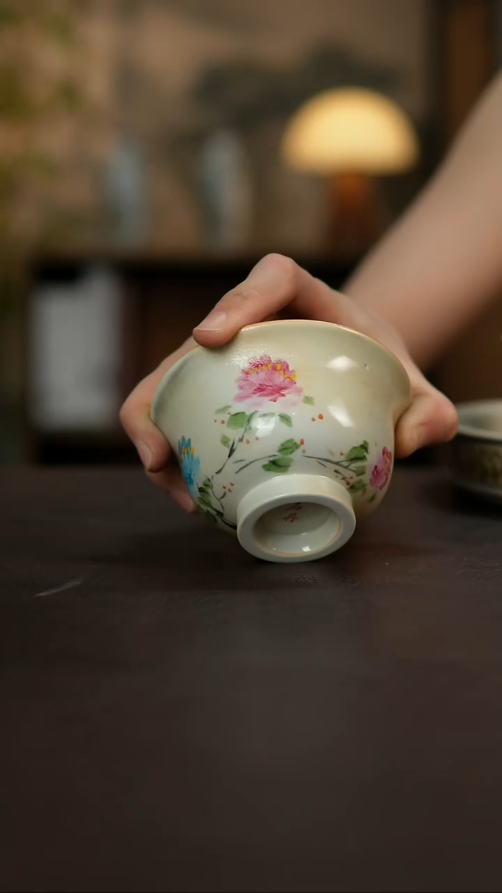 杯景德镇陶瓷杯碗柴烧多人