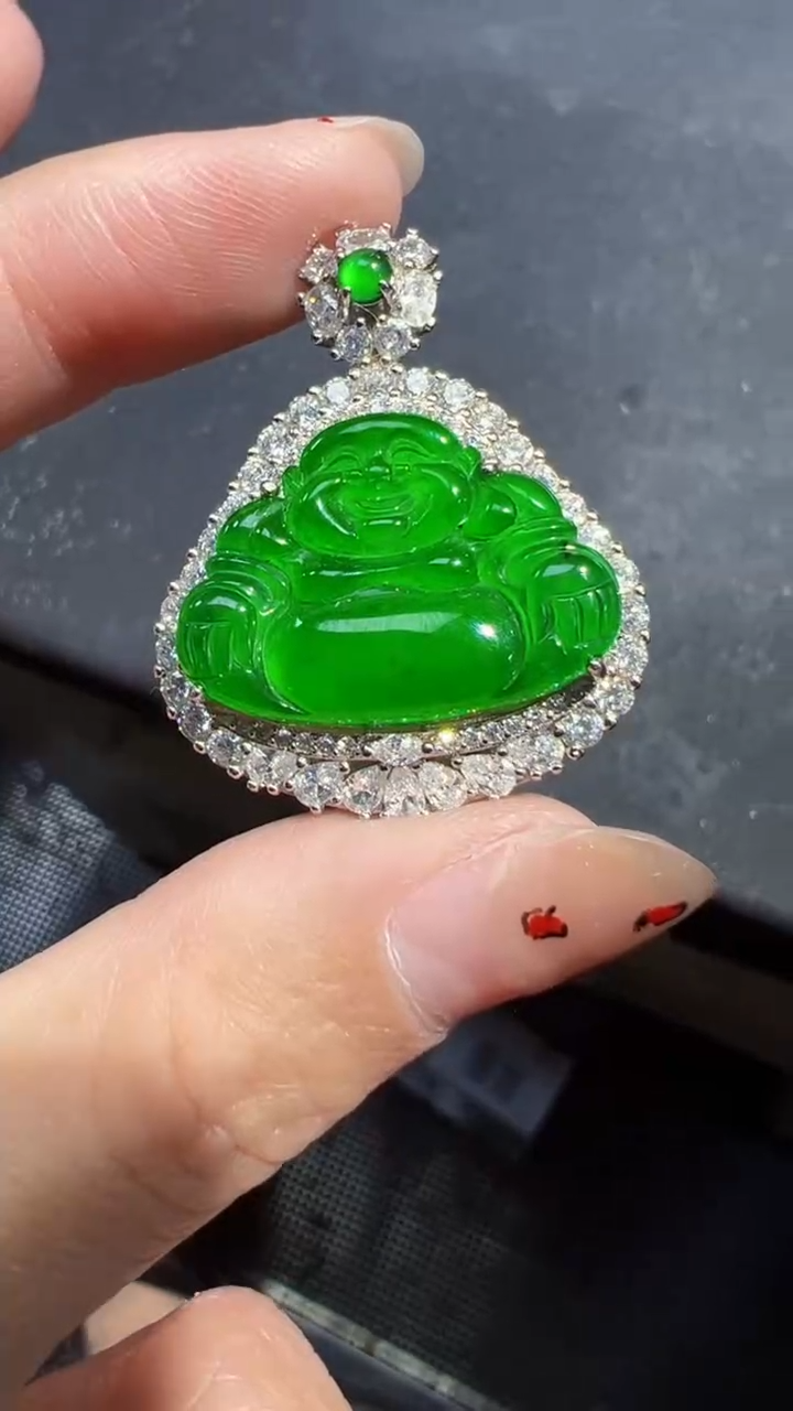 【闪购商品】定制翡翠未镶嵌佛公1