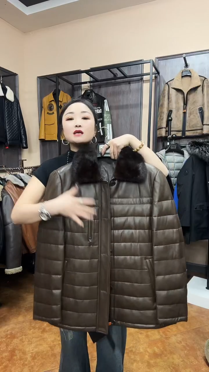 羊皮羽绒内胆54码145-155斤