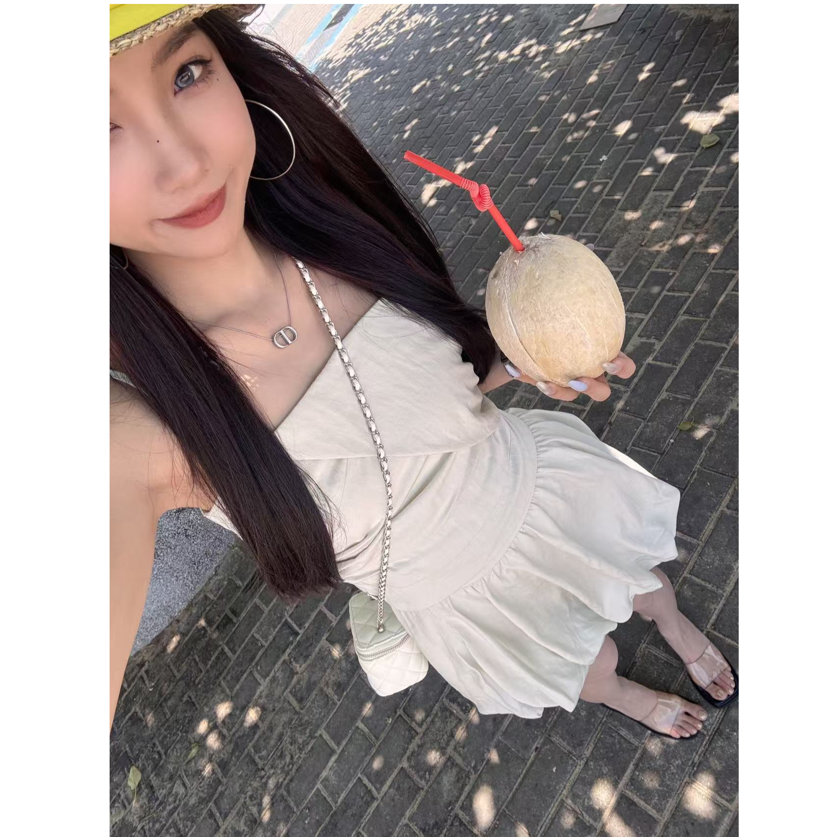 Molly定制【夏日冰果】吊带夏季休闲风短裙纯欲风复古气质1720