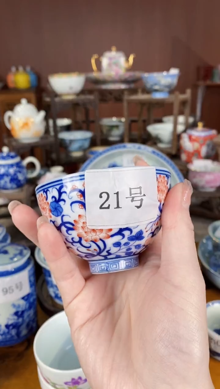 【闪购商品】杯景德镇陶瓷杯一个///21