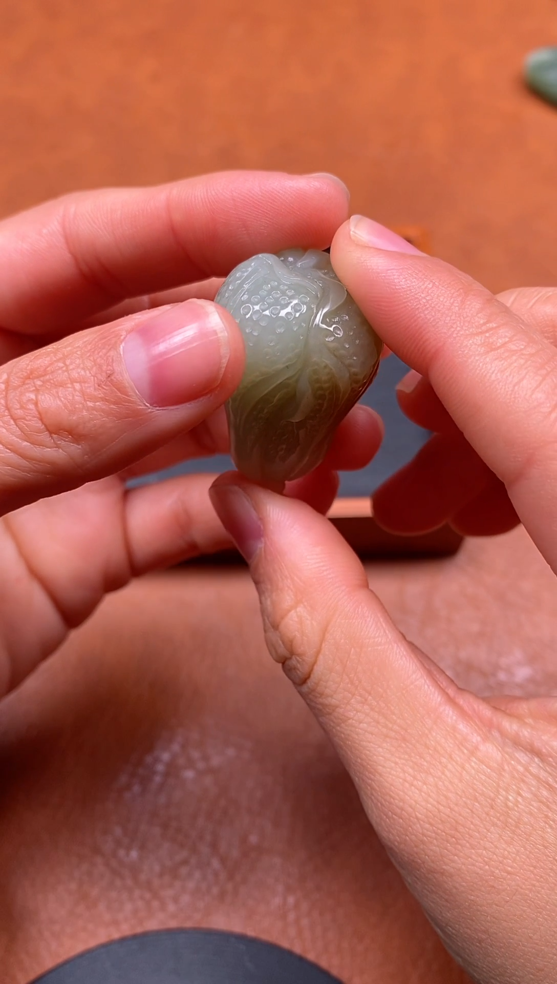 颈饰未镶嵌和田玉百事来财