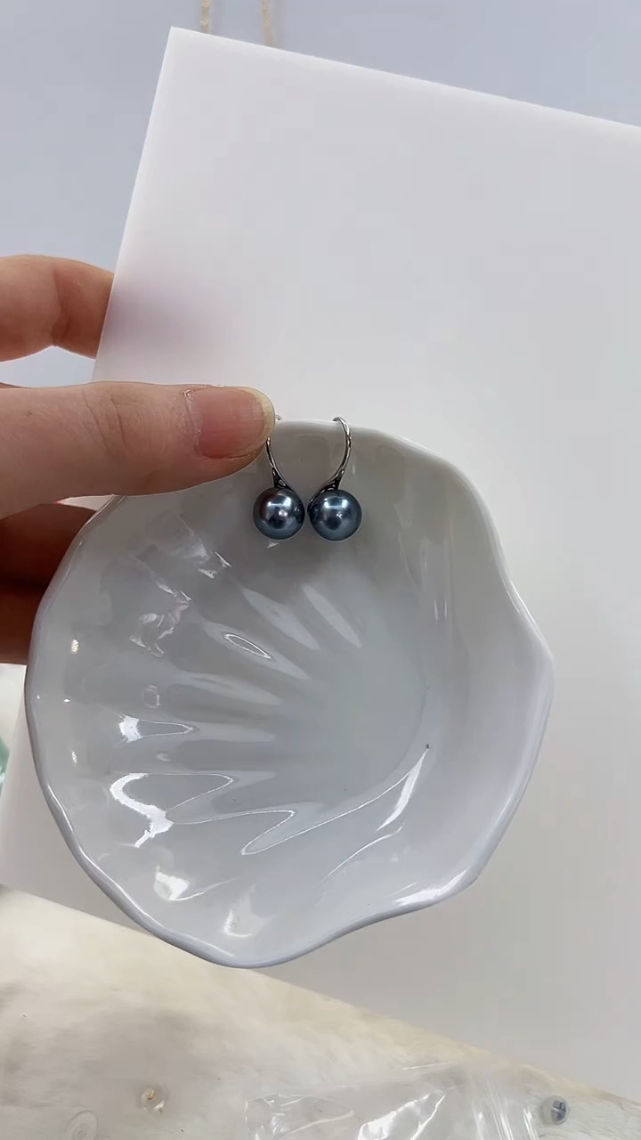 【闪购商品】银S925镶嵌海水珍珠DA耳饰@@he249