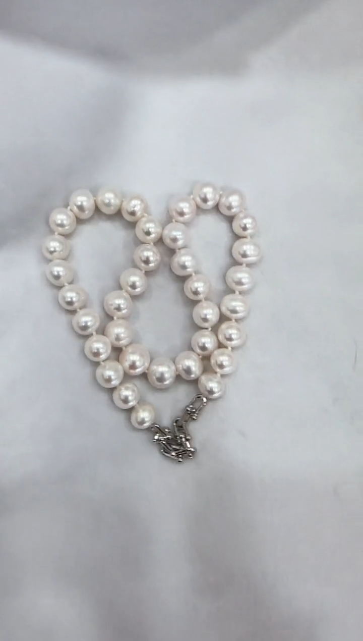 【闪购商品】淡水珍珠颈饰未镶嵌12-13mm极光无核珍珠
