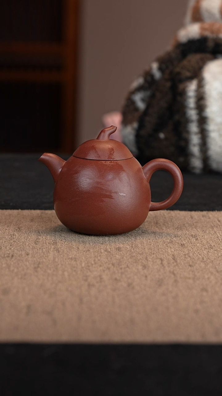【闪购商品】紫砂茶壶底槽青茄瓜
