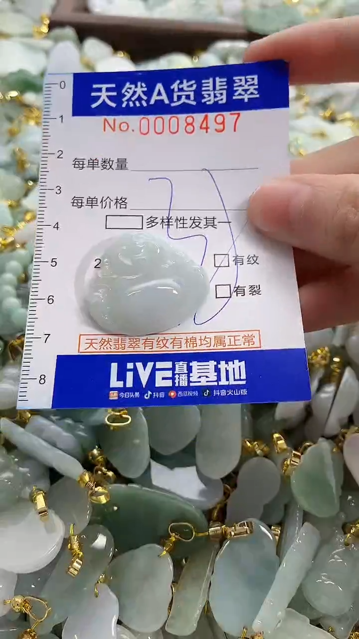 颈饰未镶嵌翡翠天然A货翡翠