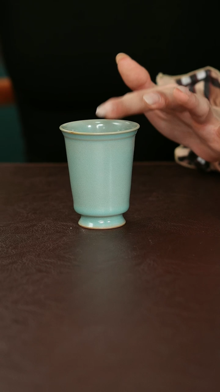 摆件原矿汝宋汝瓷微瑕