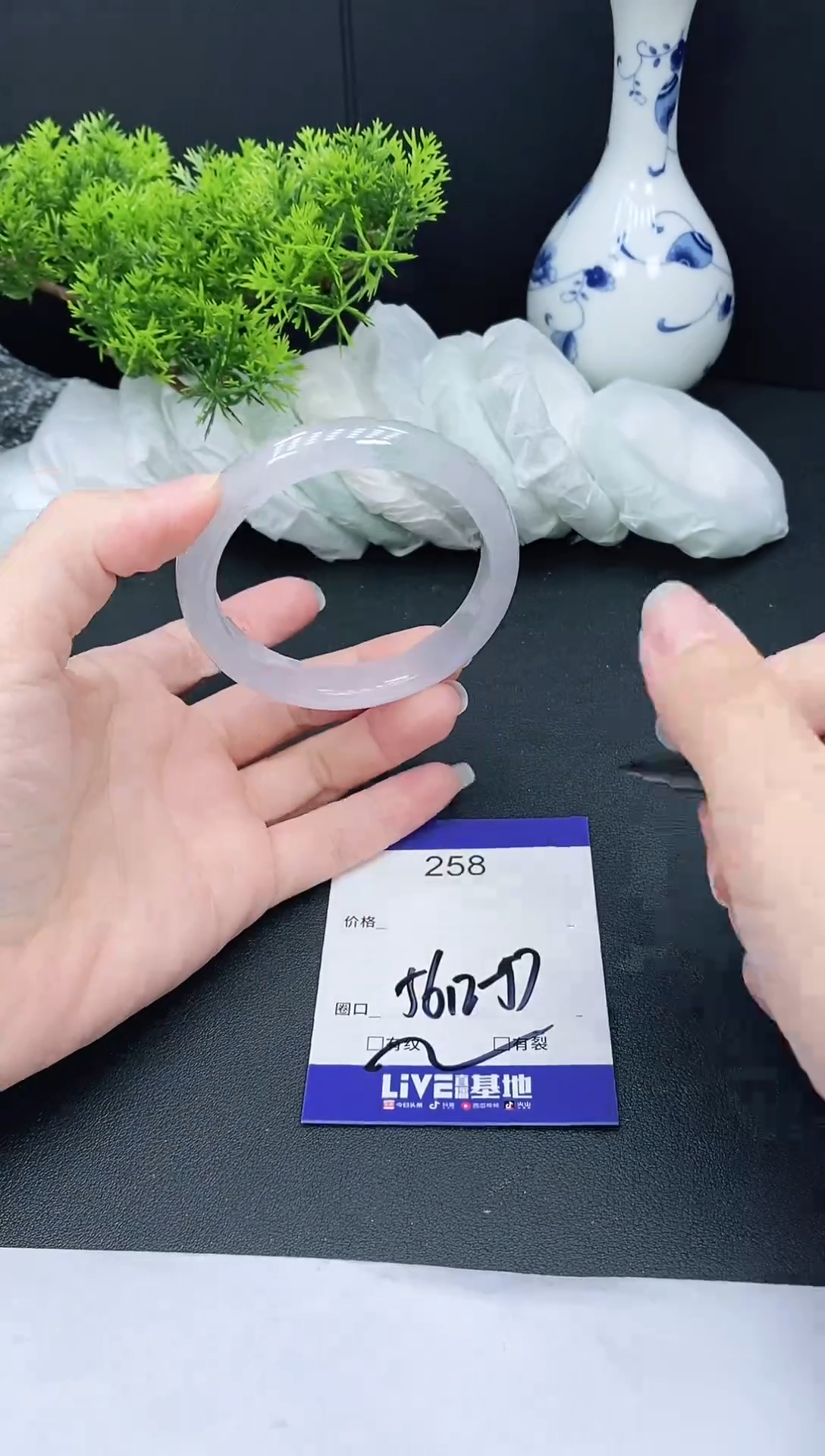未镶嵌手镯翡翠258