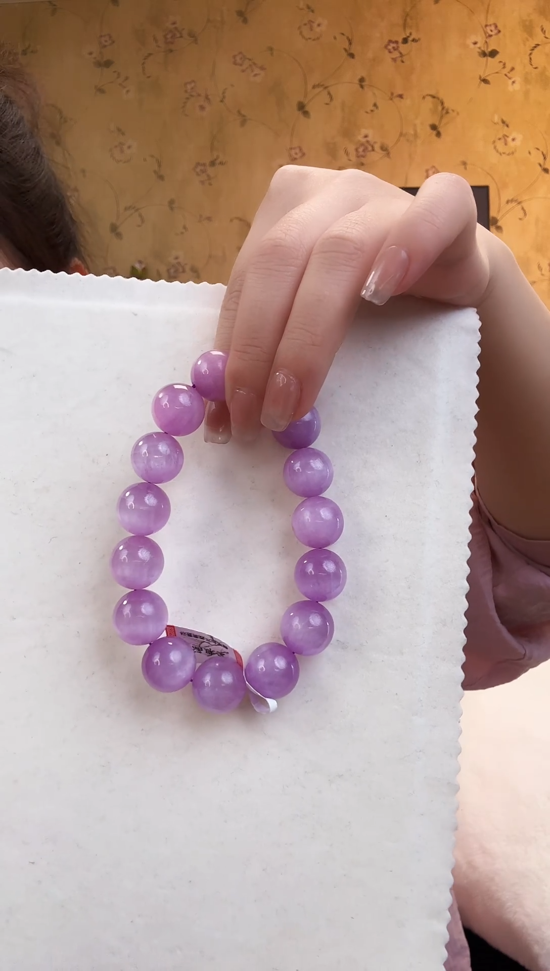 【闪购商品】锂辉石手串未镶嵌紫锂辉手串约15M