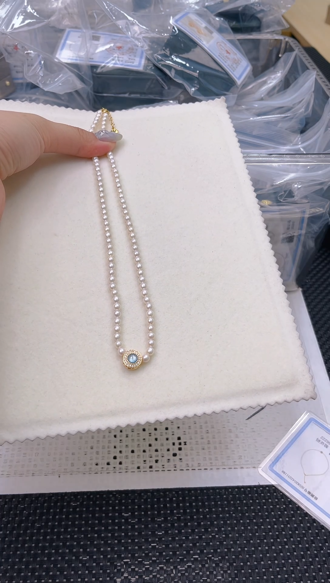 未镶嵌淡水珍珠耳饰xl3177