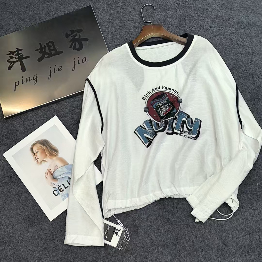 2239欧货休闲薄款T恤