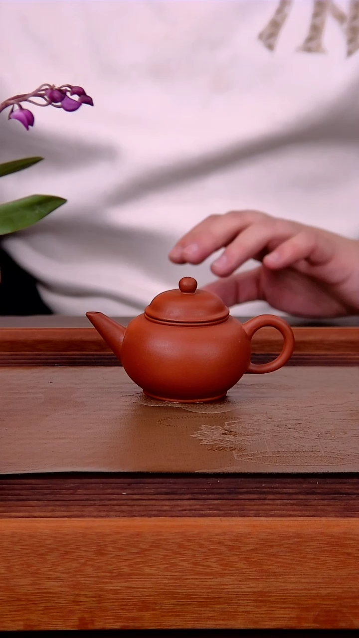 【闪购商品】紫砂茶壶杨梅砂水平壶120CC