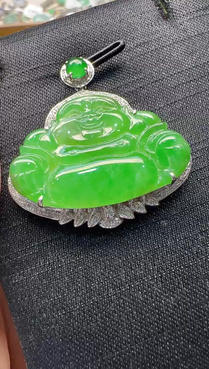 【闪购商品】翡翠吊坠(不含链)18K金镶嵌多样性团购发一件