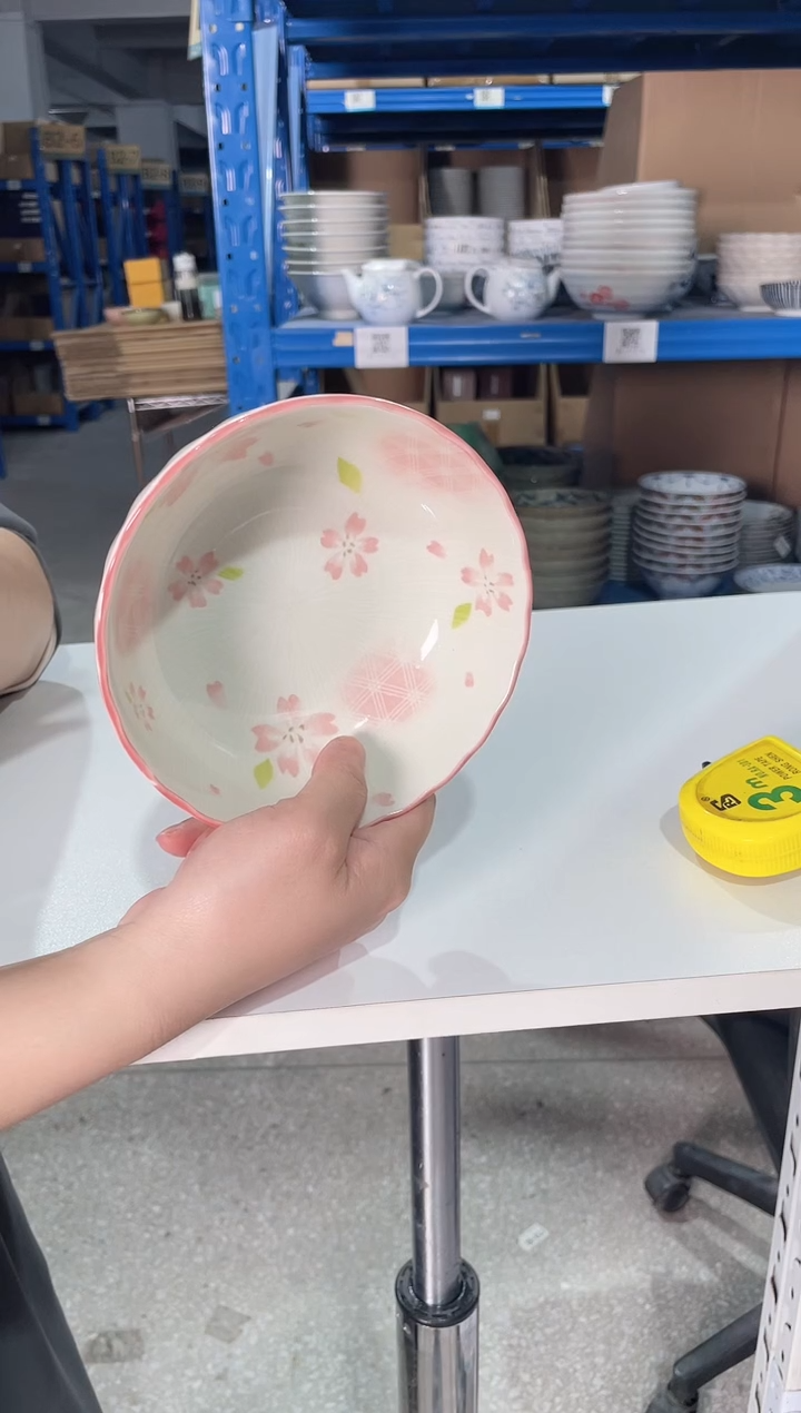 陶瓷【2只】浪漫樱花5.4英寸钵