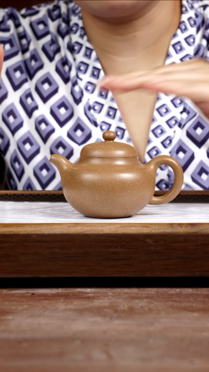 茶壶紫砂老段柿园250CC