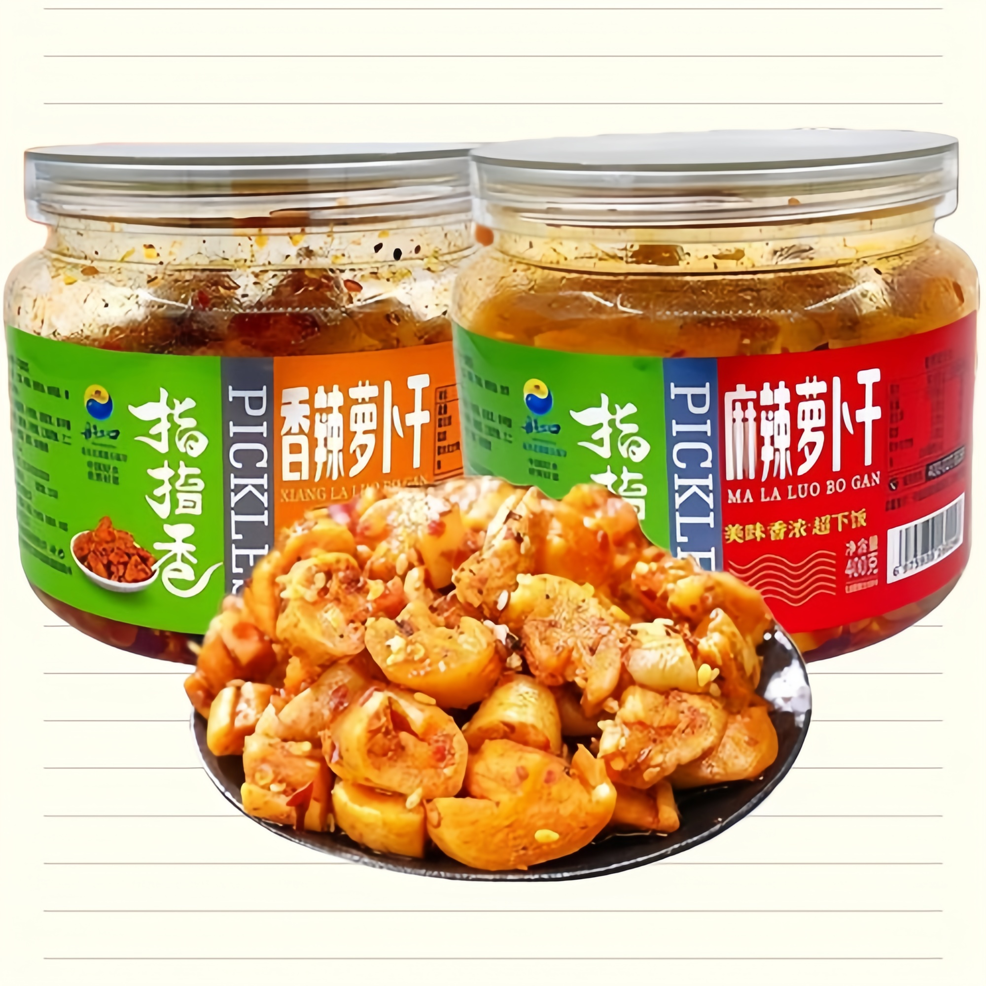 麻辣萝卜干脆萝卜干下饭菜香辣脆爽开胃下饭即食美味咸菜