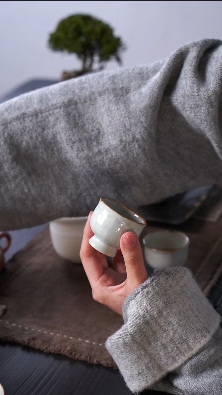 茶*器山雾小杯一件