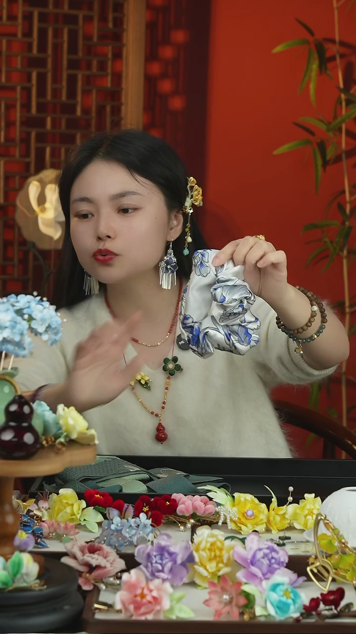 刺绣闪购纯手工非遗国风饰品