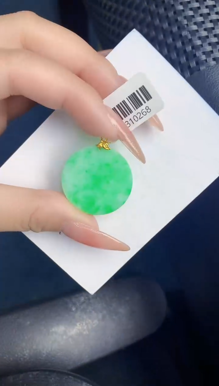 【闪购商品】翡翠颈饰18K金镶嵌000000000