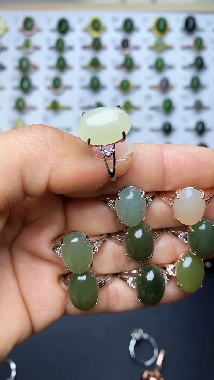 【闪购商品】和田玉戒指未镶嵌1