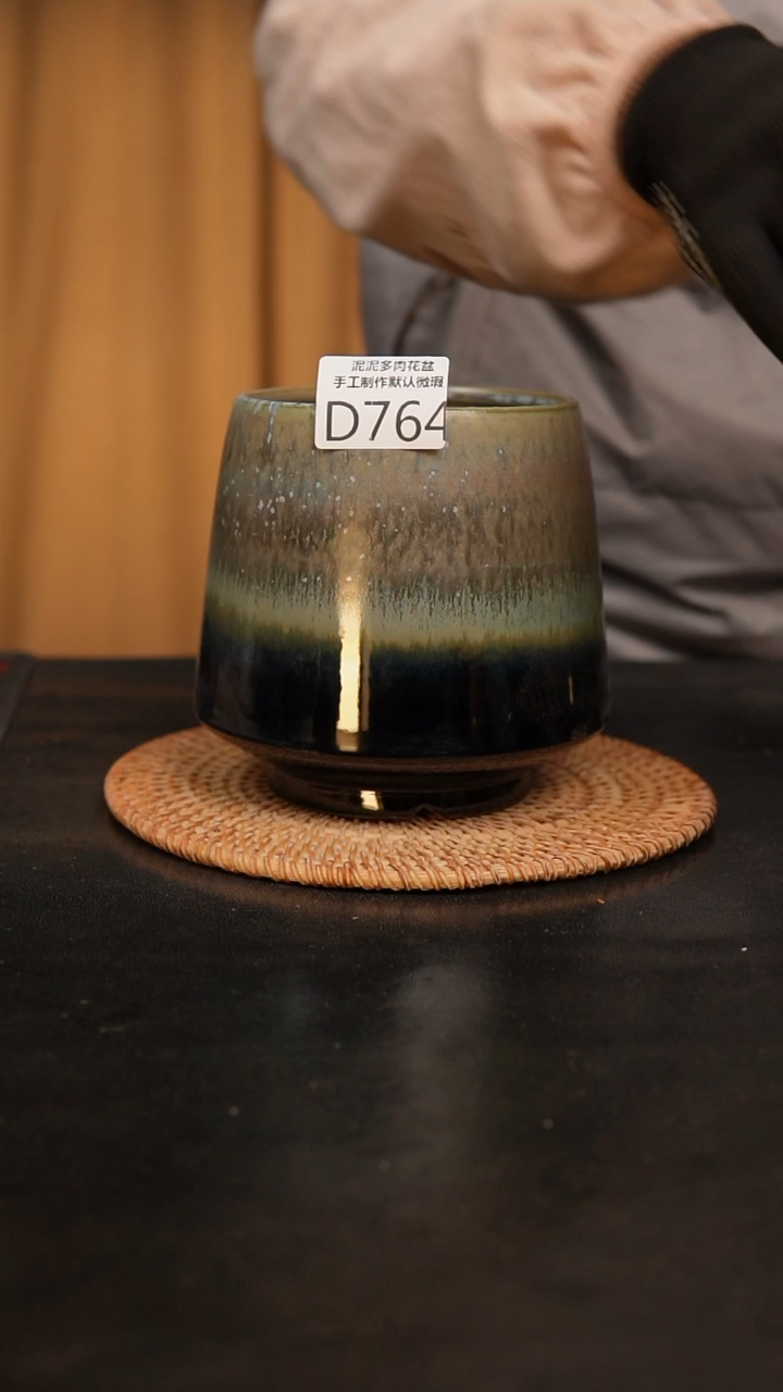 【闪购商品】瓷片景德镇泥泥陶瓷多肉花盆