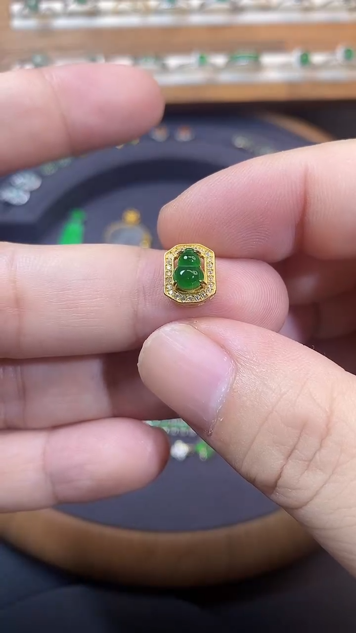 颈饰银S925镶嵌翡翠1