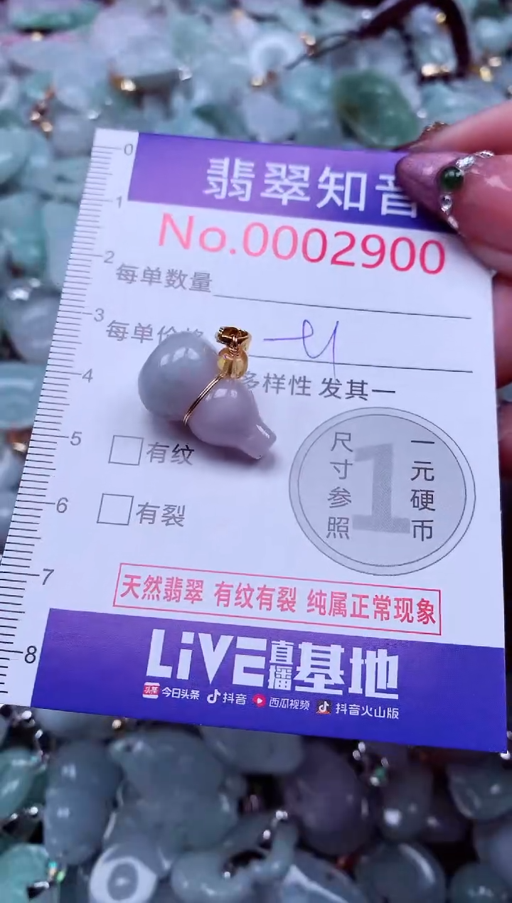 吊坠(不含链)未镶嵌翡翠2900