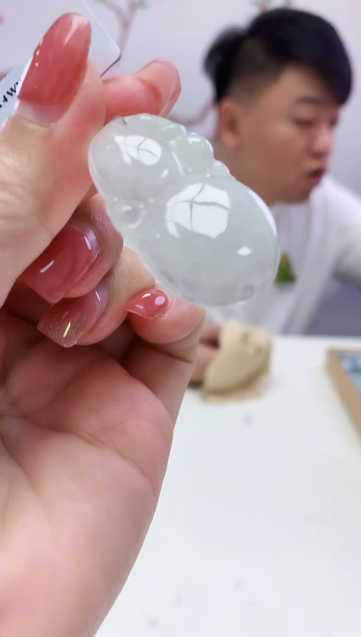 定制翡翠未镶嵌026xm-毛货葫芦24