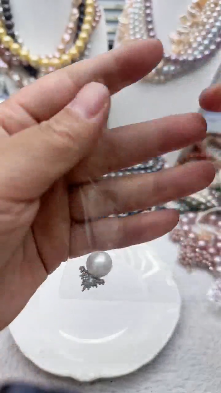 淡水珍珠未镶嵌吊坠(不含链)7
