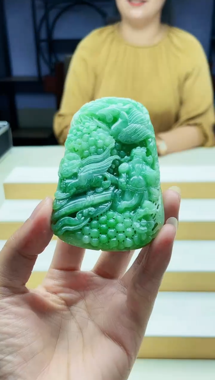 定制翡翠未镶嵌毛货07300679