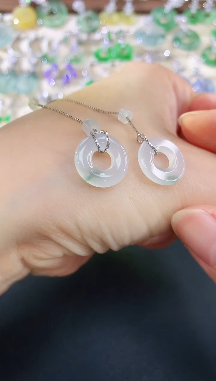 未镶嵌翡翠耳饰27买断场不退不换|99