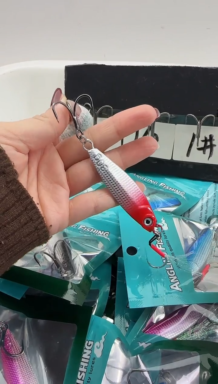 马牌飘落  30克的  颜色混搭  10个  配 2/0刀锋